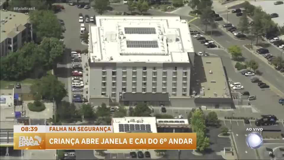 Criança de 7 anos cai do 6º andar de hotel no Colorado, nos EUA