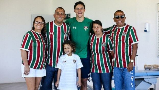 Laís e família - Fluminense