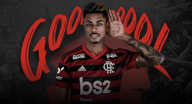 Bruno Henrique, no Tweeter do Flamengo