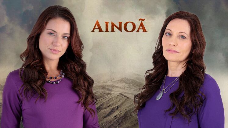 Ainoã, vivida por Jéssica Juttel, se casou com Davi em Zife. Após a morte de Abigail (Maiara Walsh), a personagem criou Quileabe (Pedro Burgarelli) como seu próprio filho e conquistou a admiração do rei. Na oitava temporada, Raquel Anastásia vive os dramas de Ainoã com o filho, Amnon (Luckas Moura), que violentou a irmã, Tamar (Esther de Oliveira)
