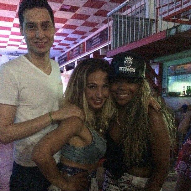 Mesmo com a agenda lotada de compromissos empresariais, Diógenes David sempre dá um jeitinho de acompanhar a namorada em eventos