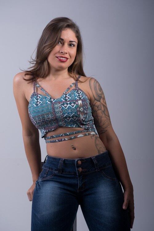 — Eu tenho esse sonho de ser modelo. O que vier de oportunidade daqui para a frente eu vou agarrar com todas as forças