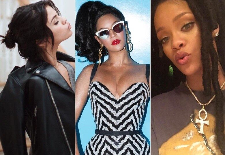 Selena Gomez, Beyoncé e Rihanna estão na lista, mas em quais lugares? Veja abaixo!