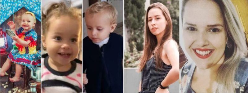 Vítimas de ataque a escola em Saudades (SC), em maio de 2021