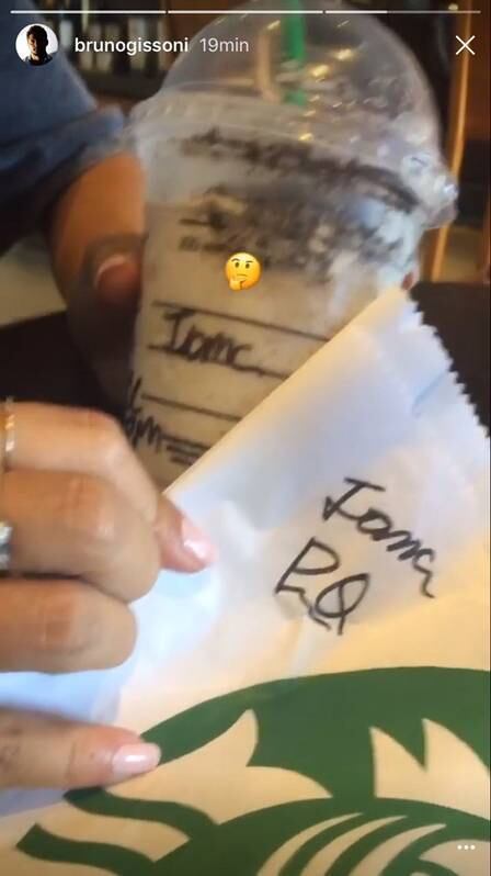 Casal tomou café da manhã