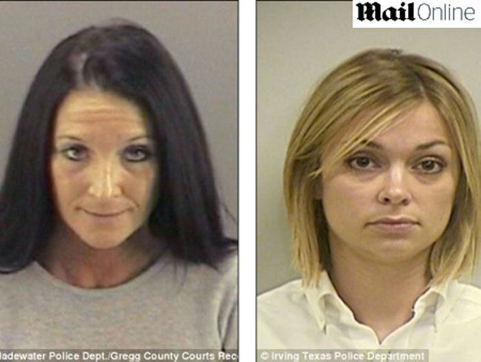 No Texas, April Alexander (dir.) manteve relações sexuais com um aluno por dois anos. O namoro começou quando o rapaz tinha apenas 16 anos. No dia seguinte à acusação de April, a professora de inglês do ensino médio Angela New (esq.) foi acusada de ter feito sexo com um de seus alunos, de 18 anos. As duas professoras foram presas