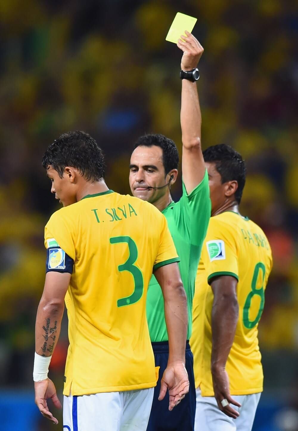 Capitão Thiago Silva está fora da semifinal