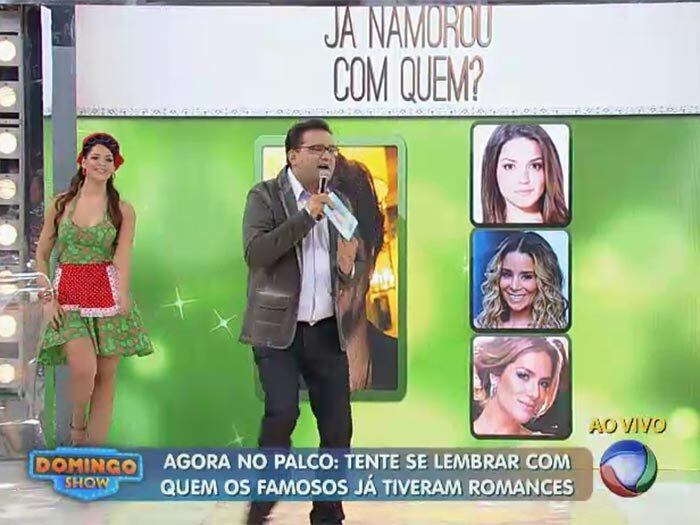 

O ator Bruno Gagliasso namorou com as atrizes Sthefany Brito,
Danielle Winits e Giovanna Ewbank



+ Aproveite e confira as matérias do programa Domingo Show

+ Já curtiu a página do Domingo Show no Facebook? É só clicar!

+ Siga o Domingo Show no Twitter e receba todas as notícias do programa