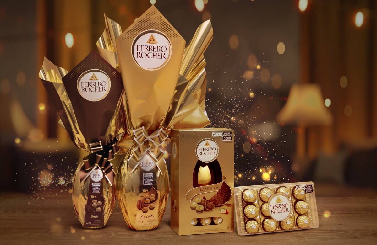 Já os produtos da linha Ferrero Rocher são vendidos por preços que variam de R$ 54,99, no caso dos ovos de Páscoa de 137g em caixa, a até R$ 104,99, para os itens Ferrero Collection, de 354g, e Ferrero
Rocher, de 365g 