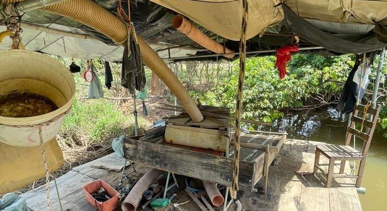 Garimpo ilegal foi desmobilizado nos rios Paraíba do Sul e Muriaé