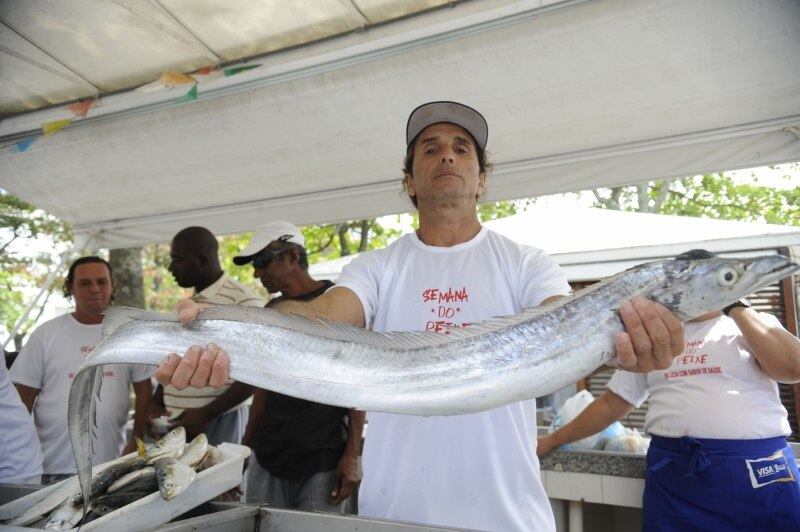 Abertura da 10ª Semana do Peixe, em Copacabana (RJ)