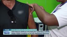 São Paulo amplia vacinação contra a gripe para toda a população na próxima semana