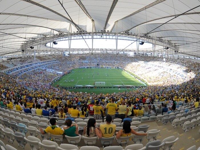 Maracanã recebeu lotação máxima para o amistoso Brasil x Inglaterra