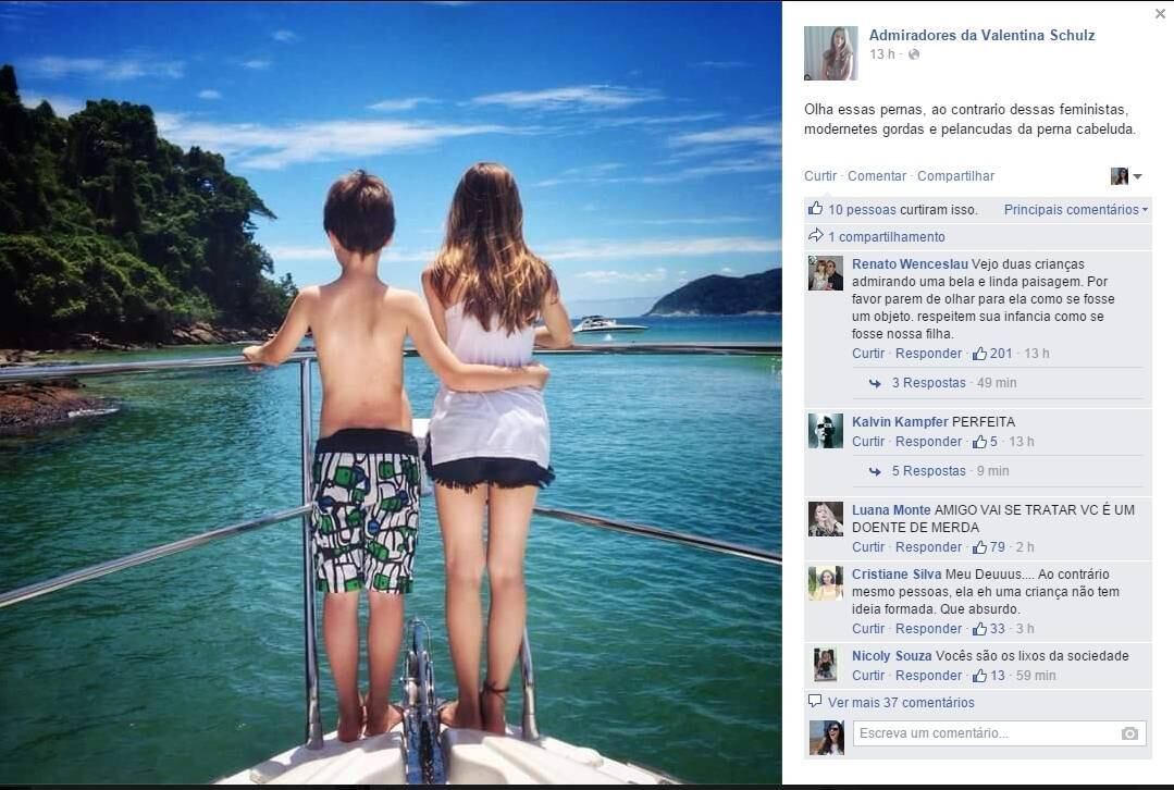 O post fala, ainda, sobre feminismo e "esquerdismo": "Com o avanço da social-democracia, a mulher moderna ou modernete, influenciada pela esquerdismo/feminismo, adotam práticas como lesbianismo, drogas, dão pra 5 numa noite só, viram mães solteiras"