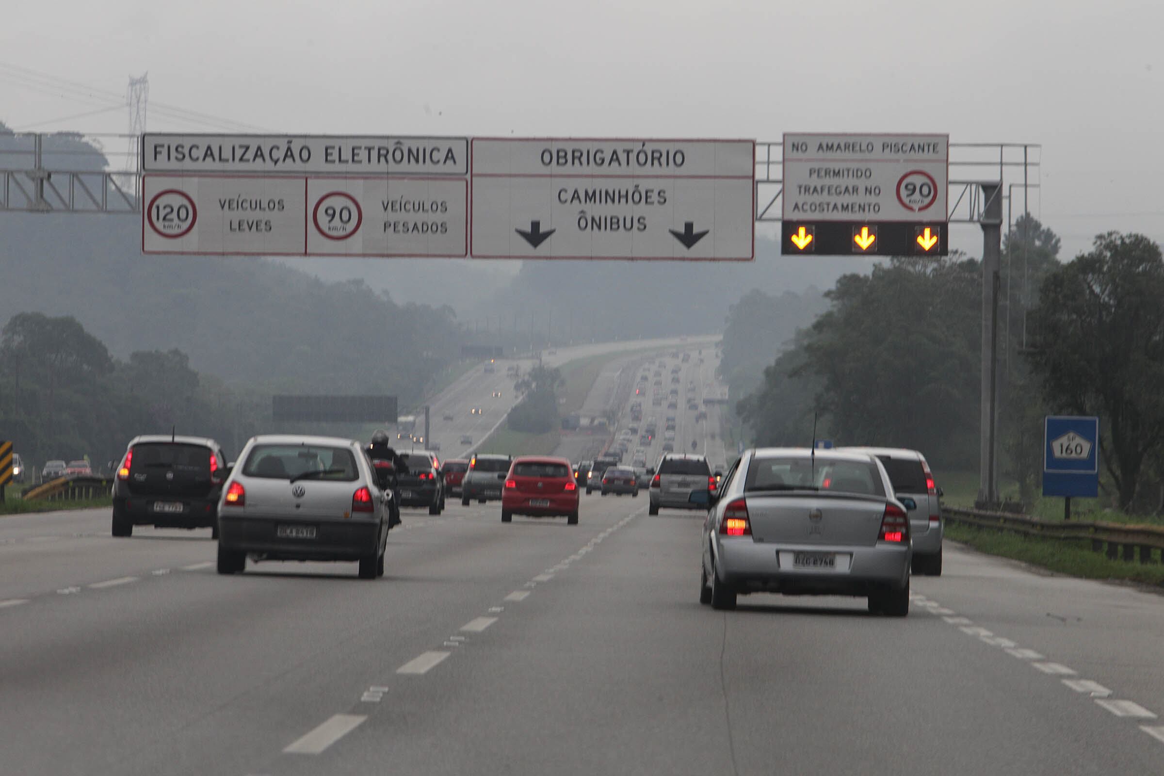 Mesmo com tráfego intenso, subida pela Imigrantes era tranquila