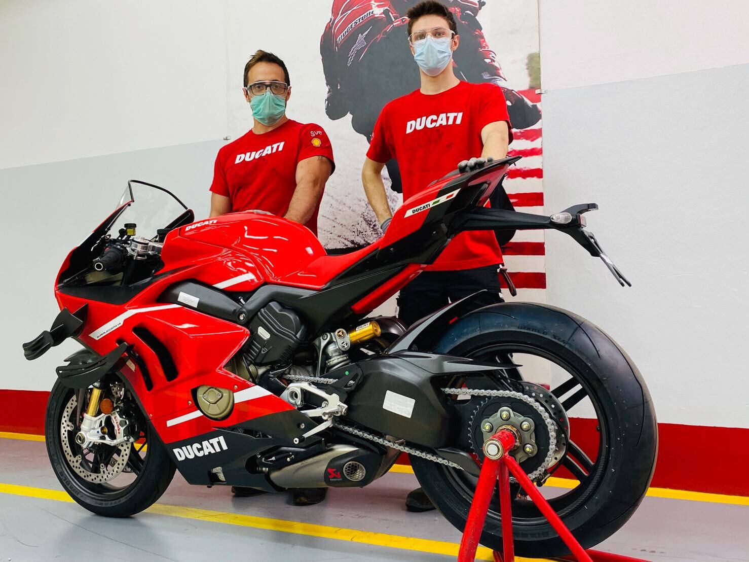 Produção da Ducati reativada na Itália com todos os protocolos recomendados pela OMS