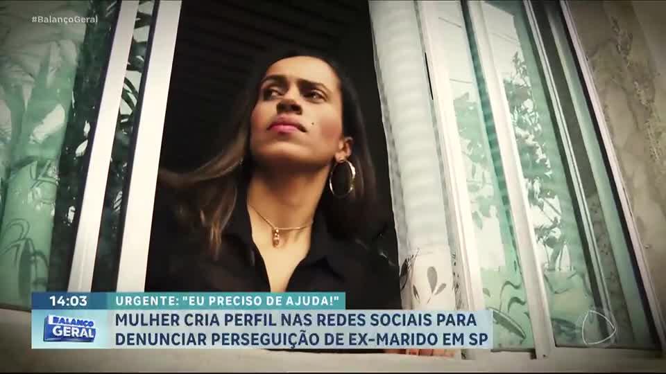 Mulher cria perfil nas redes sociais para denunciar perseguição de ex-marido em São Paulo