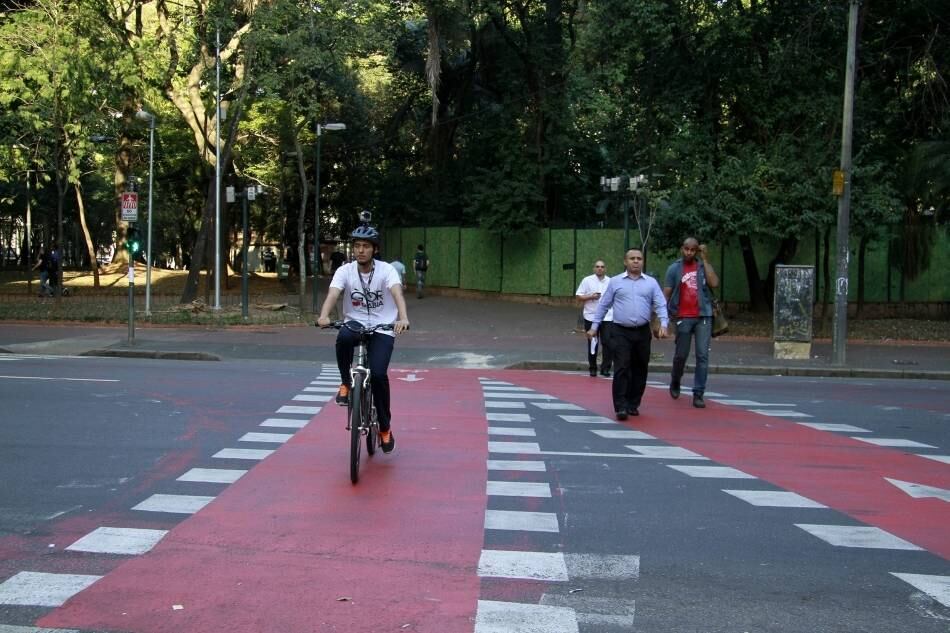As novas ciclovias estão localizadas na região central de São Paulo