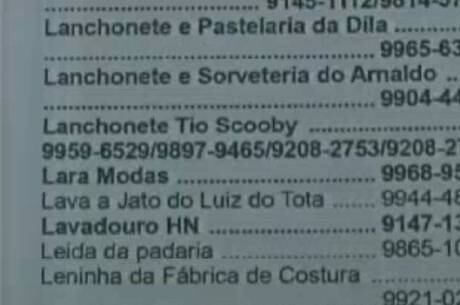 Cerca de 80% das casas de Poço Fundo têm a lista