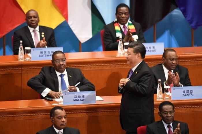 Xi Jipping discursou na abertura da cúpula com a África