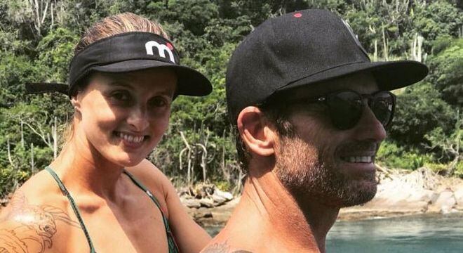 Lena e o marido Américo Pinheiro