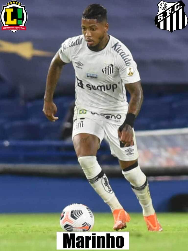 Marinho - 5,5 - Atuação pouco produtiva para o time. Não jogou tão aberto, movimentou pelo meio, mas não conseguiu criar grandes jogadas.