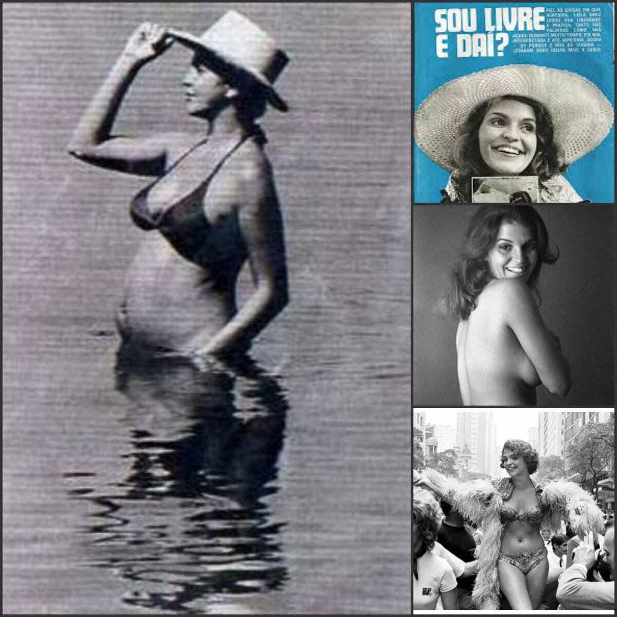 Ousada e libertária, Leila Diniz é, até hoje, um símbolo do Rio de Janeiro. A atriz, que nos anos 70 desafiou os moralistas ao desfilar sua gestação na praia, entrou para a história como uma mulher livre e à frente de seu tempo