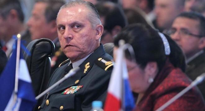 Salvador Cienfuegos foi ministro no governo do ex-presidente Enrique Peña Nieto