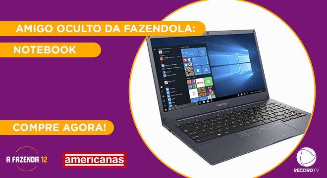 Peão: Rodrigo
Amigo Secreto sorteado: Mirella
Garanta já o seu Notebook na Americanas!
