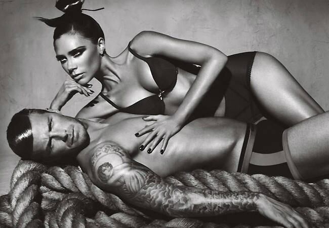 A campanha da Giorgio Armani que David e Victoria Beckham estamparam foi cheia de sensualidade