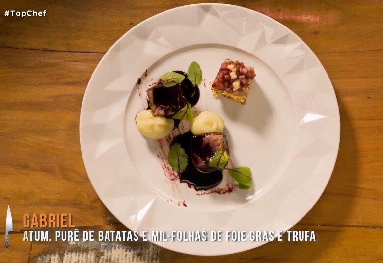 Inovar na cozinha e misturar sabores sempre foi uma marca registrada de Gabriel. Ele apostou na junção dos sabores doces com salgados e chamou a atenção dos jurados