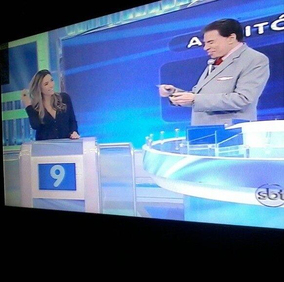 Com seu jeito irreverente, Silvio Santos chegou a brincar com a filha no palco do SBT. O apresentador disse que Patrícia estava "muito gorda"