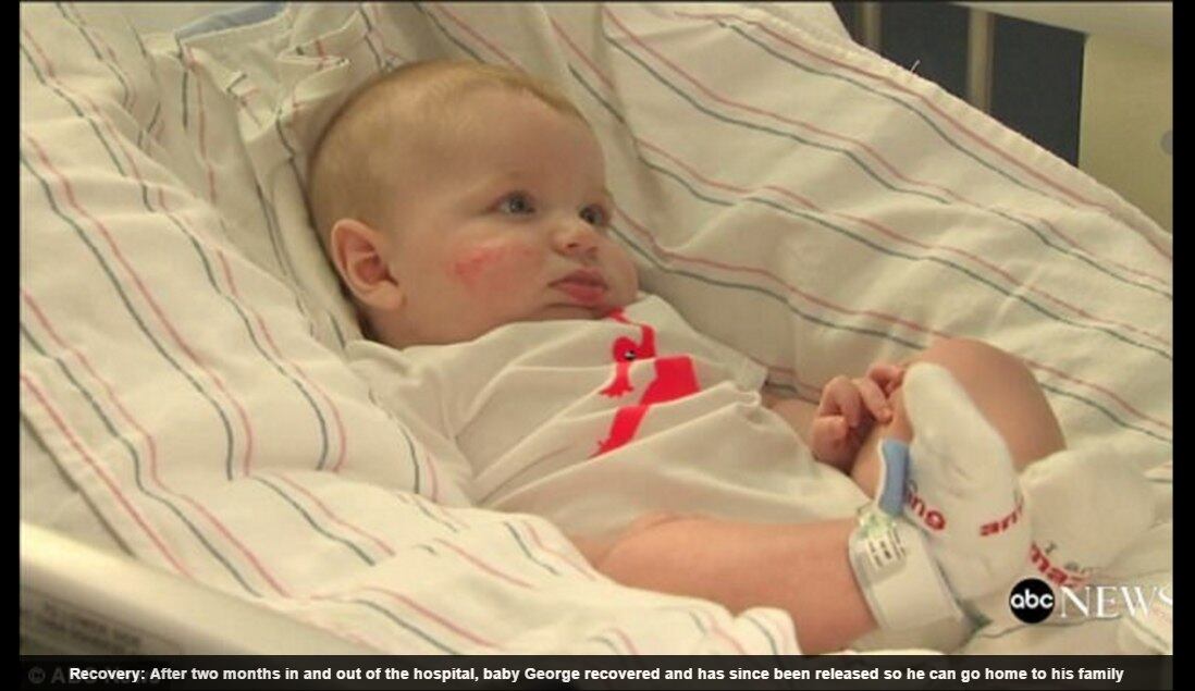 Devido a essa inflamação, os pulmões dele não conseguem
entregar oxigênio ao corpo, o que faz com que os órgãos falhem pouco a pouco.
Ele passou dois meses no hospital, mas já está em casa