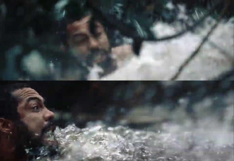 Acidente
No primeiro episódio de Sem Volta, os 11 montanhistas são
surpreendidos por uma tromba d`água. Por causa disso, eles foram tirados da
trilha e Yordi (Silvio Guindane), por exemplo, machucou uma das pernas após a
queda de uma árvore.
— É uma cena importante e é justamente a que inicia a
história.