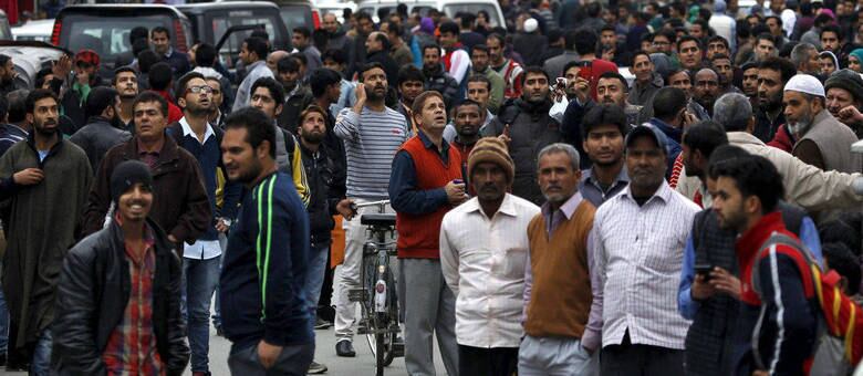 População de Srinagar teve de abandonar os prédios