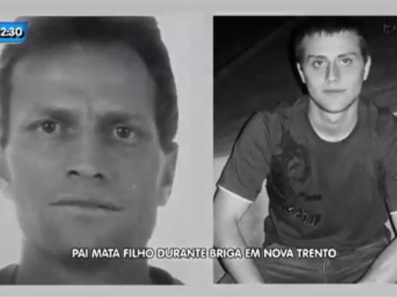 Jefferson Cipriani, de 28 anos, e
o pai Altamiro Cipriani, de 50 anos, brigaram e se esfaquearam durante a discussão em Nova Trento,
Florianópolis (SC)