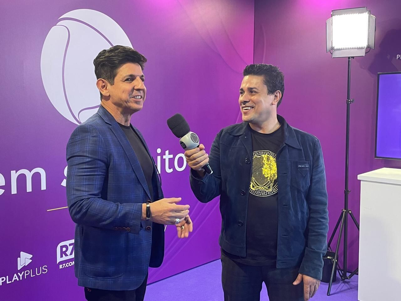 André Luiz Duarte Dias (Super Intendente de Rede) no stand da Record TV, MMA Impact Brasil.