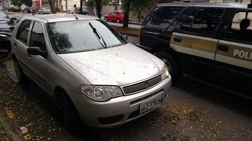 Viatura estava descaracterizado