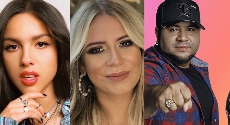 Olivia Rodrigo, Marilia Mendonça e Barões da Pisadinha