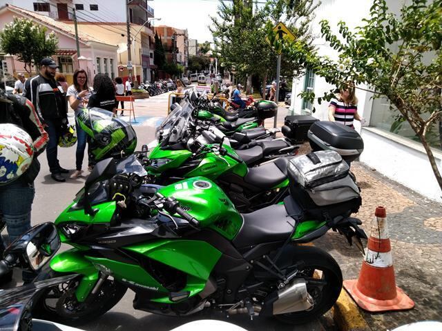 Verdinhas da Kawasaki tomaram a cidade no dia 25 de janeiro