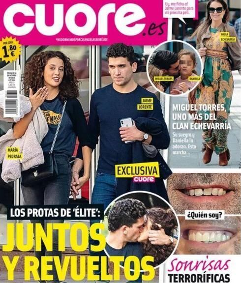 O flagra foi feito pela revista espanhola Cuore, que estampou a última capa com fotos dos dois pombinhos de mãos dadas e aos beijos