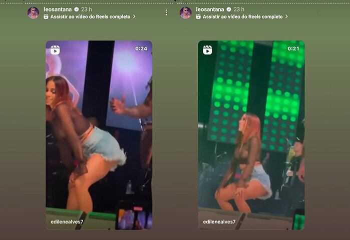 No show, Anitta, claro, rebolou bastante. Os dois cantaram