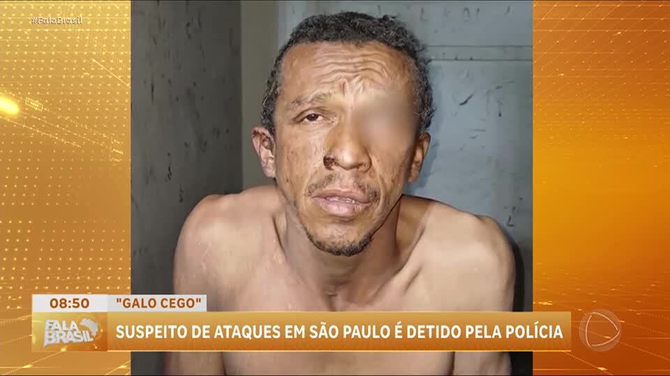 'Galo Cego' é detido após ataques a pessoas na zona oeste de SP