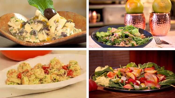 Obrigatória na maioria das dietas de emagrecimento, a salada é essencial para manter a saúde em alta e uma grande aliada para os dias mais quentes. Mas, a tradicional entrada dos brasileiros pode e deve ir muito além das folhas! Que tal surpreender a família e dar aquela repaginada no cardápio com algumas receitas do quadro Mitos e Verdades do Domingo Espetacular?