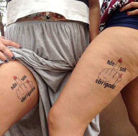 O preço, segundo Carolina, vai de R$ 3 a R$ 12 e a tatuagem dura até quatro dias na pele