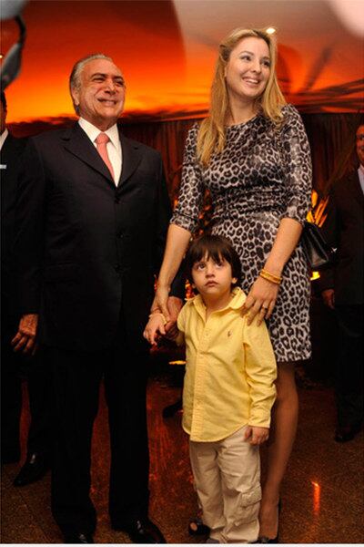 O vice-presidente da República, Michel Temer, teve seu último filho em 2009. Michelzinho nasceu após o casamento de Temer com Marcela (foto). O garoto tem quatro anos