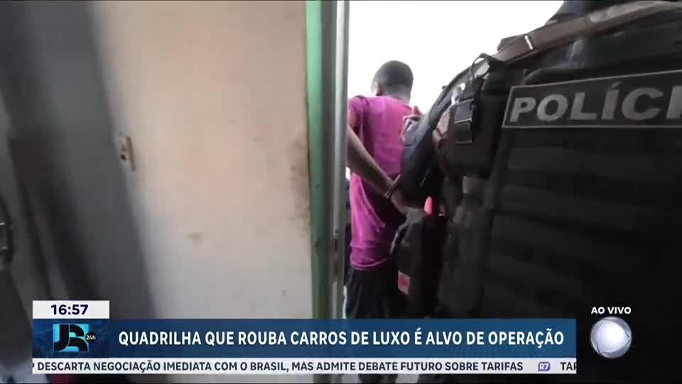 Grupo criminoso especializado em roubo de carros é alvo de operação no RJ