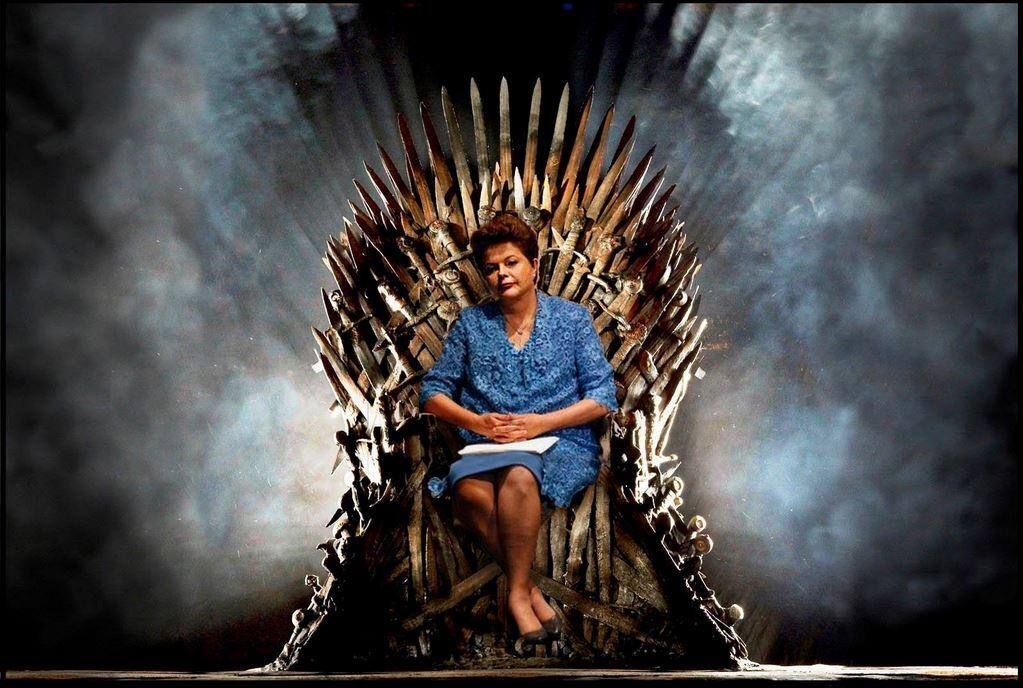 Os internautas que apoiaram Dilma colocaram a presidente no trono antes mesmo do resultado oficial da eleição