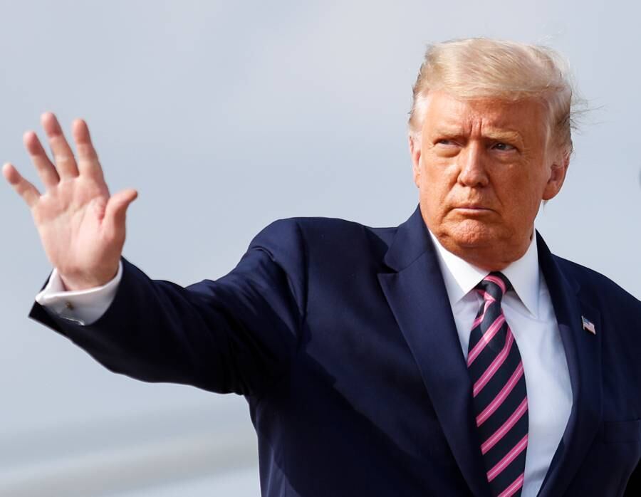 “A segurança será de 100%”, disse o presidente Donald Trump aos repórteres