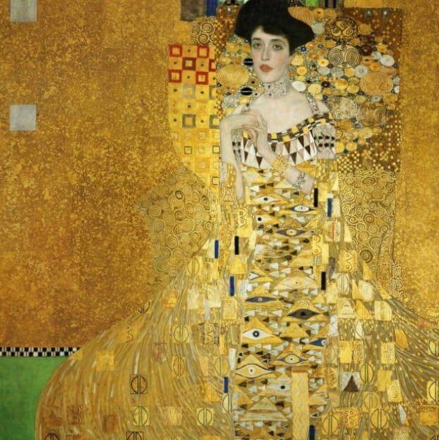 18° lugar: Retrato De Adele Bloch-Bauer I - Autor: Gustav Klimt - Ano: 1907 - Valor: 135 milhões de dólares